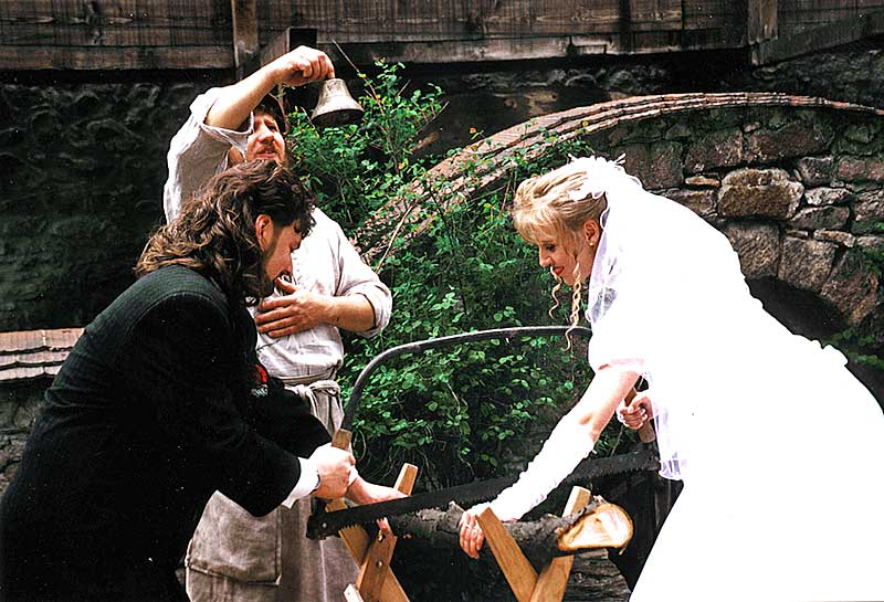Hochzeitszeremonie in der Zschoner Mühle